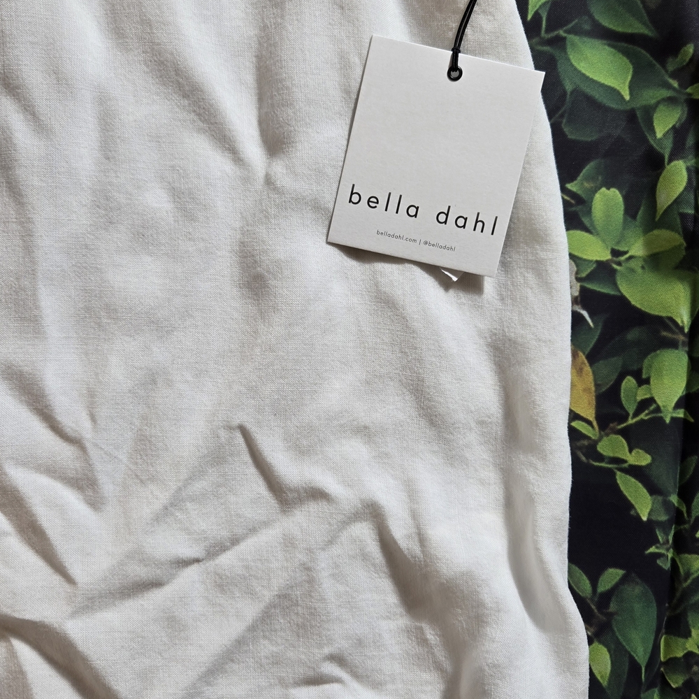 Bella Dahl Ivory Sleeveless Button-Down Shirt - Picture 3 of 4